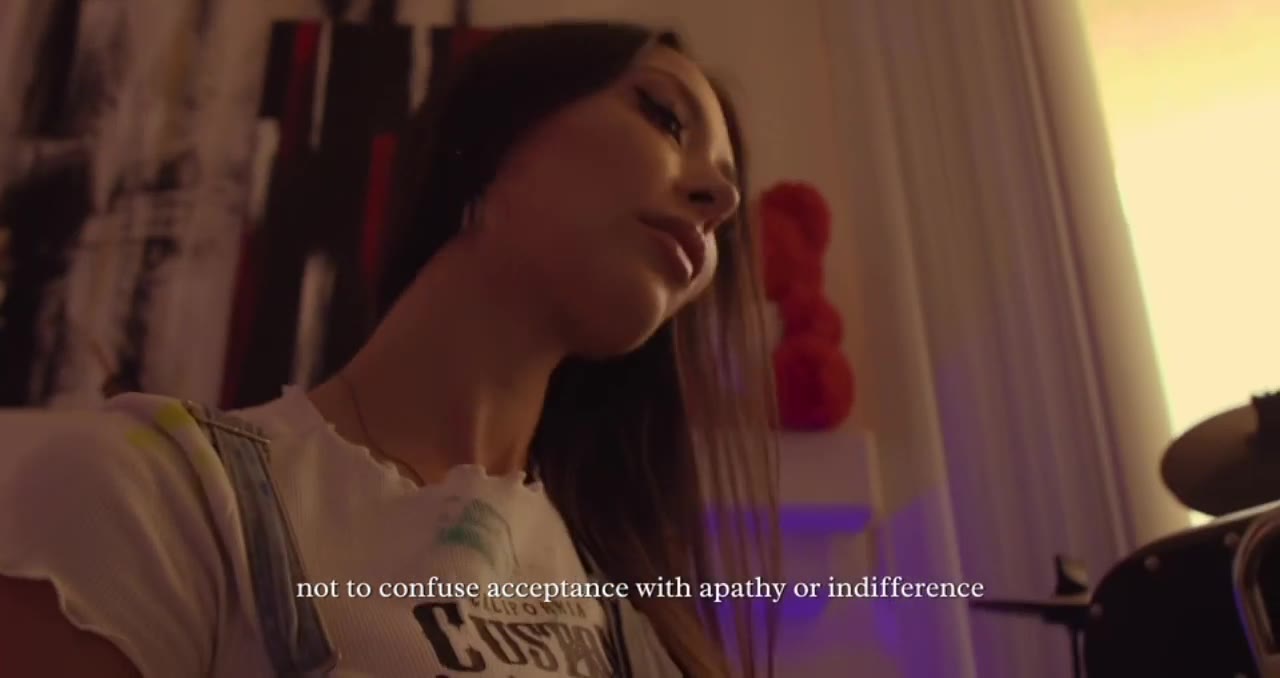 Julia Mindar in her Los Angeles studio, from the studio film
